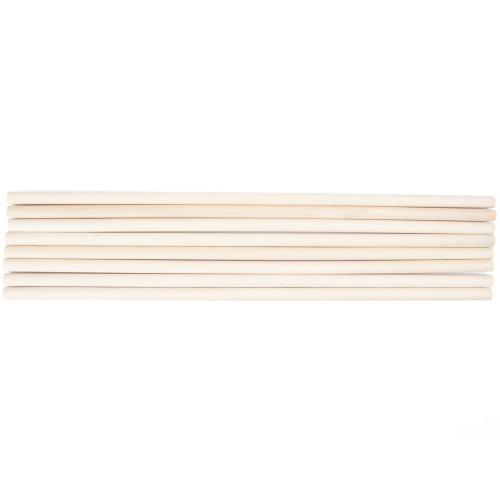 3 Pack - CousinDIY Wood Dowel Rod 5/16"X 12" 8/Pkg-Natural - 5A002XQF-1GYN0