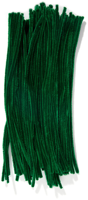 3 Pack - CousinDIY Chenille Stems 6mmx12" 100/Pkg-Kelly Green - CHNSTM-487