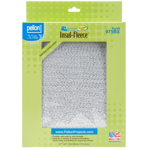 3 Pack - Pellon Polyester Insul-Fleece-White 27"X45" - 975BX - 075269027013