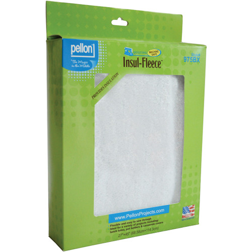 3 Pack - Pellon Polyester Insul-Fleece-White 27"X45" - 975BX