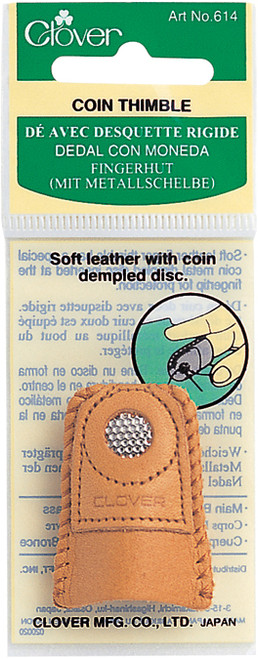 3 Pack - Clover Leather Coin Thimble- - 614C - 051221508820