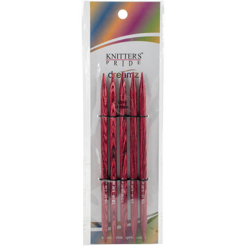2 Pack - KnitPro-Dreamz Double Pointed Needles 6"-Size 10/6mm - KP200132 - 8907628078980