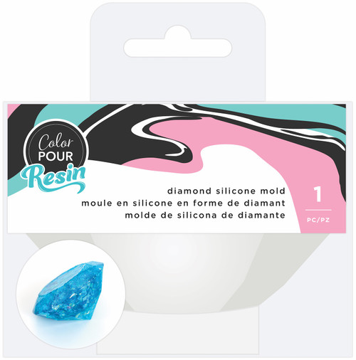 2 Pack - American Crafts Color Pour Resin MOld-Large Diamond - 359696 - 718813596961