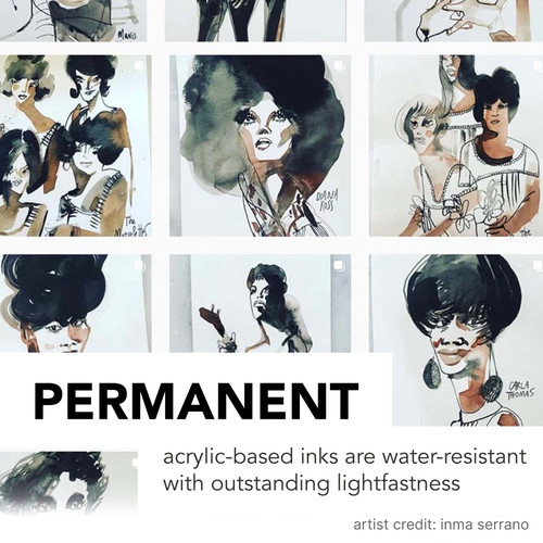 3 Pack - Daler-Rowney Calli Ink 29.5ml-Jet Black India - 5A00365Z-1H7GQ