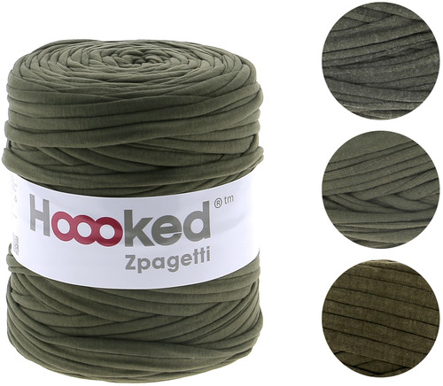 3 Pack - Hoooked Zpagetti Yarn-Vineyard Green - ZP00-1-50 - 8718503941479