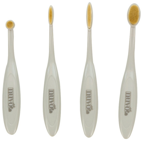 2 Pack - Nuvo Precision Blending Brushes-4/Pkg - 1950N