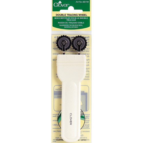 3 Pack - Clover Double Tracing Wheel-Serrated Edge - 487W - 051221500428