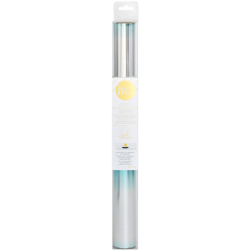 3 Pack - Heidi Swapp Minc Reactive Foil 12.25"-Teal/Silver Ombre 5' Roll - HSFOIL-12991 - 718813129916