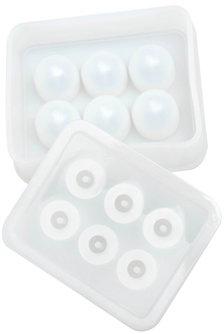 3 Pack - American Crafts Color Pour Resin Mold-Round Bead - 34001007