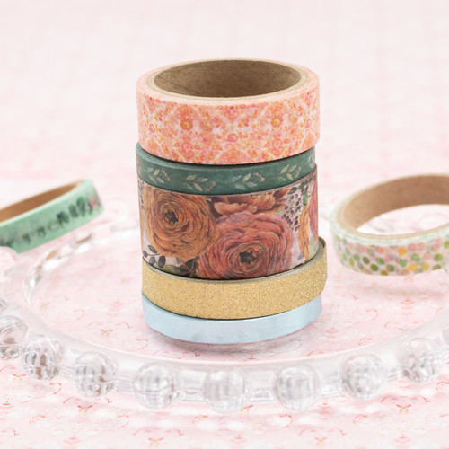 3 Pack - BoBunny Washi Tape 8/Pkg-Willow & Sage - 73000019 - 665573117939