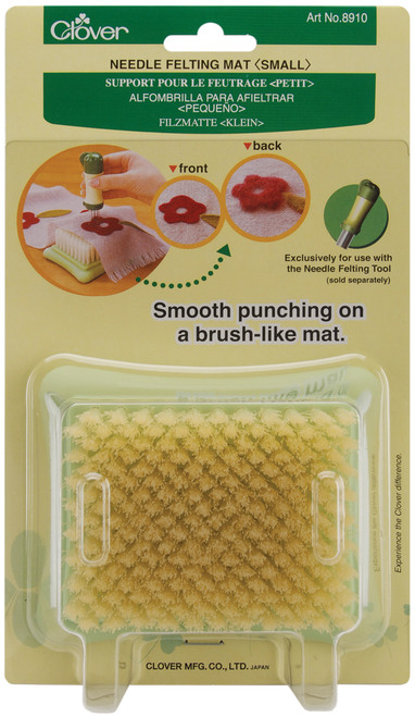3 Pack - Clover Felting Needle Mat - Small-4.5"X3.75"X1.75" - 8910 - 051221557323