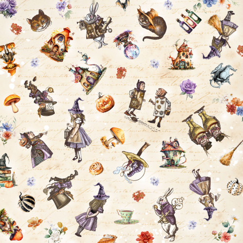 3 Pack - Memory Place Origami Paper-Halloween in Wonderland - 5A00378C-1H88P