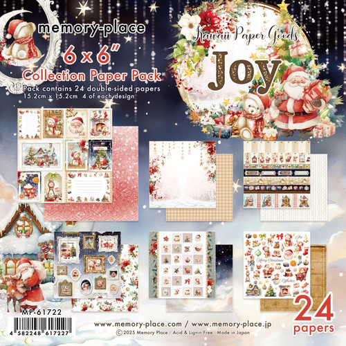 3 Pack - Memory Place Collection Pack 6"X6"-Joy - 5A00377R-1H88Y - 4582248617227