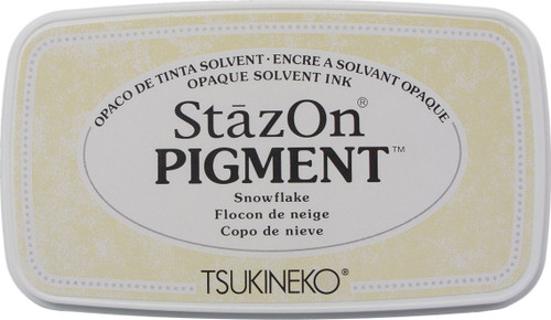 3 Pack - StazOn Pigment Ink Pad-Snowflake - SZPIG-001 - 712353830011