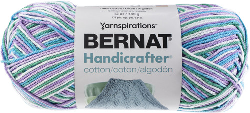 2 Pack - Bernat Handicrafter Cotton Yarn 340g - Ombres-Beach Ball Blue - 162034-34024 - 057355431539