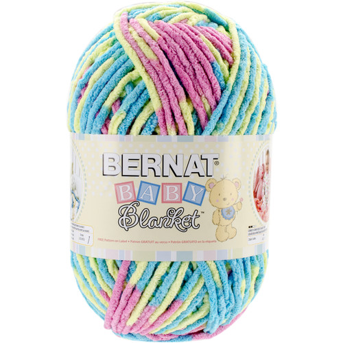 2 Pack - Bernat Baby Blanket Big Ball Yarn-Jelly Beans - 161104-4324 - 057355403192