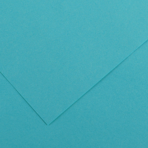 25 Pack - Canson Colorline Sheet 8.5"X11"-Turquoise Blue - 5A0036C3-1H7B4 - 3148950012159