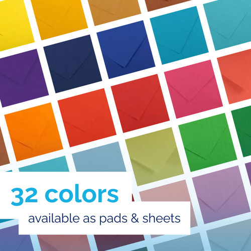 25 Pack - Canson Colorline Sheet 8.5"X11"-Turquoise Blue - 5A0036C3-1H7B4
