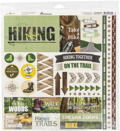3 Pack - Reminisce Collection Kit 12"X12"-Take A Hike - TAHR200