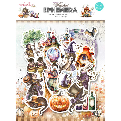 3 Pack - Memory Place Ephemera-Halloween in Wonderland - 5A00377Z-1H87J - 4582248617579