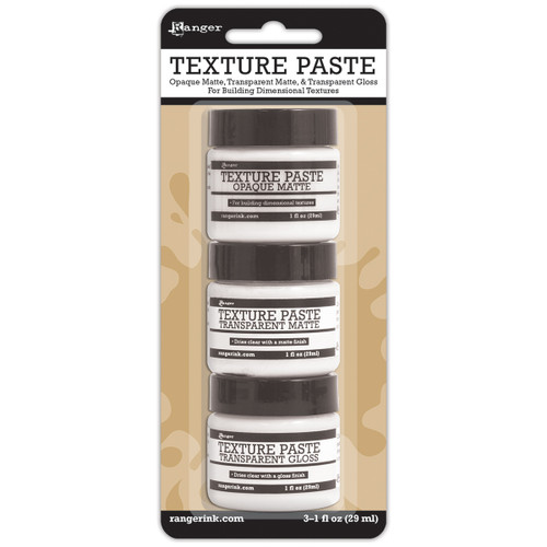 2 Pack - Ranger Texture Paste 1oz 3/Pkg-1oz Each Of Texture, Matte, Gloss - INK48084 - 789541048084