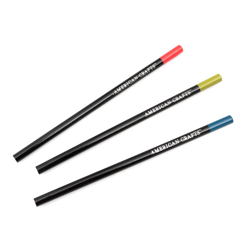 3 Pack - American Crafts Art Supply Basics Colored Pencil Set 24/Pkg-Assorted Colors - 34011315
