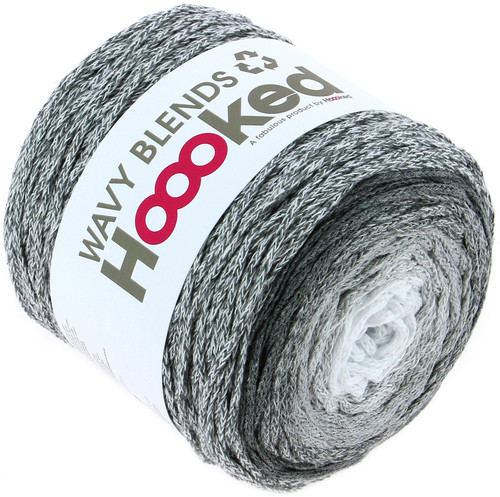 3 Pack - Hoooked Wavy Blends Yarn-Silver White - WAVYBLND-07