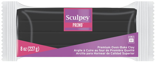 3 Pack - Sculpey Premo Polymer Clay 8oz-Black - PE08-5042 - 715891504055