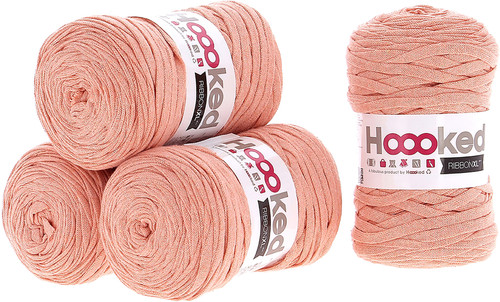 3 Pack - Hoooked Ribbon XL Yarn-Iced Apricot - RXL-47