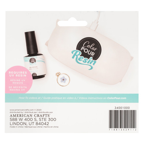 3 Pack - American Crafts Color Pour Mini UV Resin Light-UV Light - 34001000