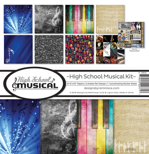 3 Pack - Reminisce Collection Kit 12"X12"-High School Musical - HSM200