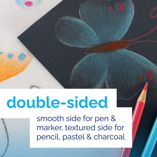 3 Pack - Canson Art Board 16"X20"-Black Drawing - 5A00365Y-1H7FV