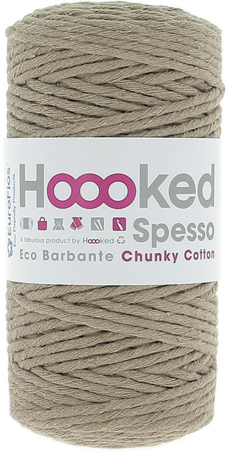 3 Pack - Hoooked Spesso Chunky Cotton Macrame Yarn-Teak - SPESSOCH-1110 - 8719874833271
