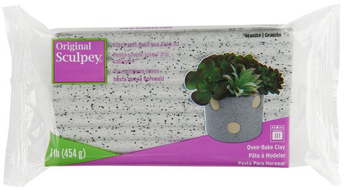 3 Pack - Sculpey Original Polymer Clay 1lb-Granite - S01GR