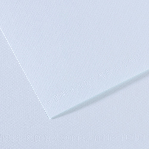 25 Pack - Canson Mi-Teintes Sheet 8.5"X11" 25/Pkg-Azure - 5A0036B0-1H7BP - 3148955735657