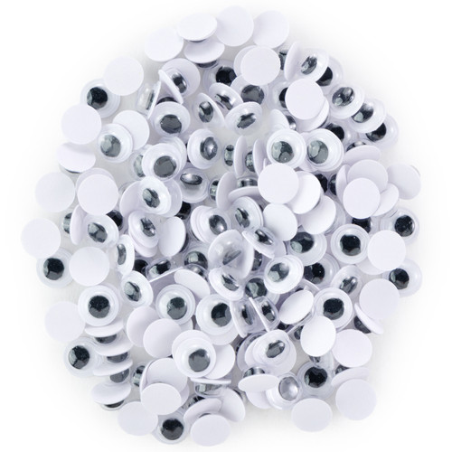 6 Pack - CousinDIY Paste-On Wiggle Eyes 7mm 170/Pkg-Black - 5A002XRS-1GYPP