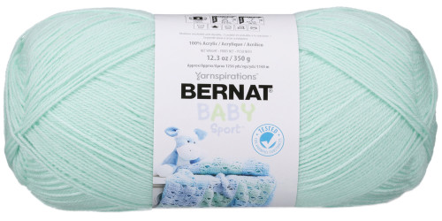 3 Pack - Bernat Baby Sport Big Ball Yarn - Solids-Baby Green - 163121-21230 - 057355293755