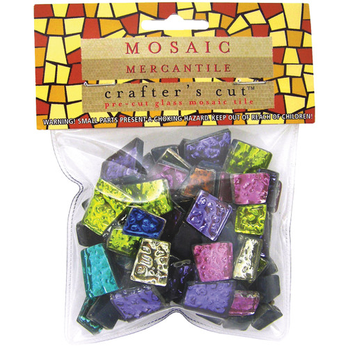 3 Pack - Diamond Tech Crafter's Cut Mosaic Tiles .5lb-Assorted Sparkle - CC-SP - 638799950383