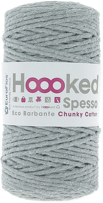 3 Pack - Hoooked Spesso Chunky Cotton Macrame Yarn-Gris - SPESSOCH-270 - 8719874833417