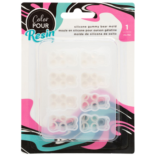 3 Pack - American Crafts Color Pour Resin Mold-Gummy Bear - 359704 - 718813597043