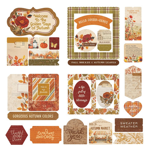 3 Pack - PhotoPlay Ephemera Cardstock Die-Cuts-Autumn Junque - 5A00360C-1H79F