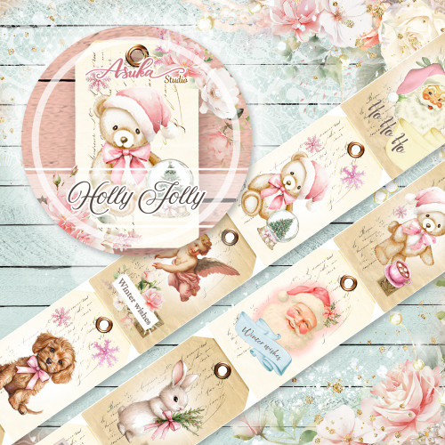 3 Pack - Memory Place Washi Tape 2-Holly Jolly - 5A00377J-1H886 - 4582248617470