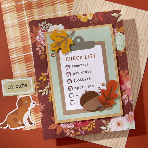 2 Pack - Spellbinders Cardstock Die Cuts by Kelly Bangs-Autumn Archive - 5A0036JT-1H7P6