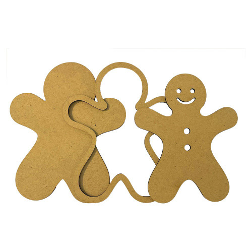 2 Pack - Stamperia Crafty Shapes-Candy Christmas Gingerbreads - 5A0032X4-1H4LB