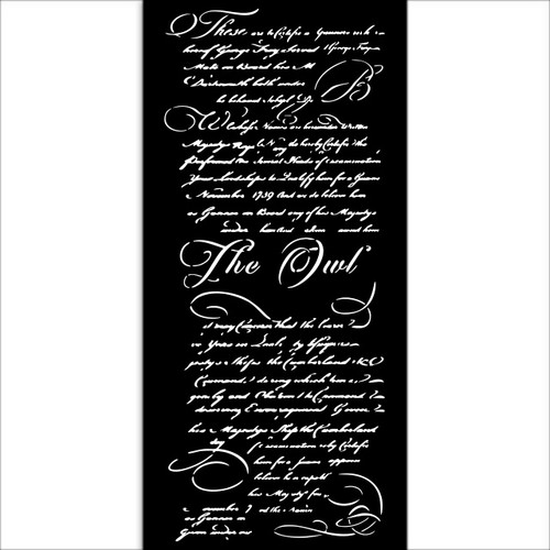 3 Pack - Stamperia Stencil 4.72"X9.84"-The Owl's House Letter - 5A0032WM-1H4M1