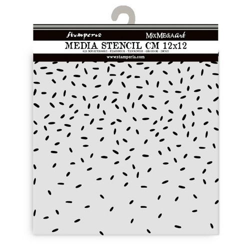 3 Pack - Stamperia Stencil 4.72"X4.72"-Candy Christmas Dripping W/ Sugar Sparkl - 5A0032XH-1H4M5 - 5993110045854