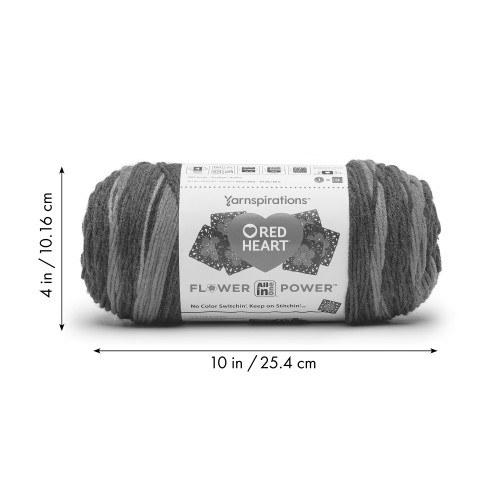 8 Pack - Red Heart All in ONE Flower Power Yarn 3 Pack-Silver Sage - 5A002LNK-1GNBZ