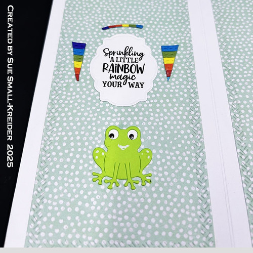 2 Pack - Karen Burniston Clear Stamps 3"x4"-Rainbow Greetings - 5A0034HZ-1H65V