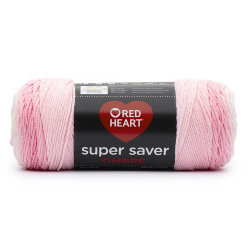 6 Pack - Red Heart Super Saver Yarn 2 Pack-Light Pink - 5A002LLP-1GNBN