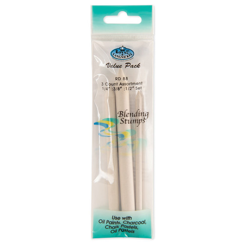 3 Pack - Royal & Langnickel Assorted Blending Stump Set-3/Pkg - 5A0036NR-1H7WZ - 090672008534